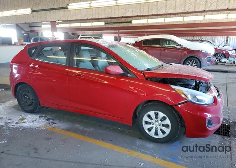 2016 Hyundai Accent Se z USA, uszkodzony, nr VIN KMHCT5AE8GU276758